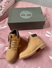 Image of Timberland Premium Waterproof Boots Wheat Nubuck – UK 3.5 EU 36