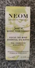 Image of NEOM BOOST ENERGY FOCUS THE MIND ESSENTIAL OIL PINE CEDARWOOD & EUCALYPTUS 10ML