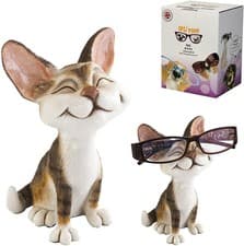 Image of Optipaws Happy Cat Glasses Holder Figurine New in Gift Box