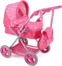 Image of Toyrific Snuggles Deluxe Dolls Pram for Kids - Premium Doll Stroller for Dolls