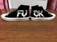 Image of STRAYE Venice Black & White FU High Top Skateboarding Sneakers Size Men 11