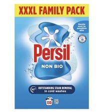 Image of Persil Non Bio Washing Powder XXXL Family Pack 100% recyclable 130 Wash 6.5 kg ✅