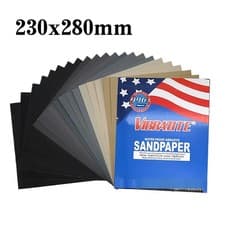 Image of 230x280mm A4 Sandpaper Sanding Sheets Wet & Dry Polishing Abrasive 60-10000 Grit