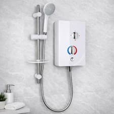 Image of 8.5kW Universal Fast Fit Electric Shower White Bathroom Shower