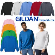 Image of Gildan Heavy Blend Adult Crew Neck Plain Sweatshirt Jumper Pullover