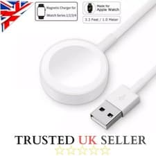 Image of Magnetic Apple Watch Charger USB-A Fast Charging Cable Series 9 8 7 6 New