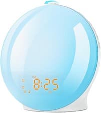 Image of Alarm Clock Wake Up Light with Sunrise/Sunset Simulation Dual Alarms