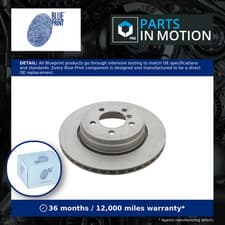 Image of 2x Brake Discs Pair Vented Rear 324mm ADB1143103 Blue Print Set 34211166127 New