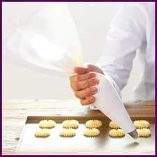 Image of 6 Sizes Cotton Reusable Pastry Icing Piping Bag Baking Cake Tools
