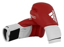 Image of Adidas Hybrid 100 Boxing Gloves Black Red Blue White Kids Adult Sparring Gloves