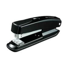 Image of Q-Connect Half Strip Metal Stapler Black KF01044 with 1000 staples