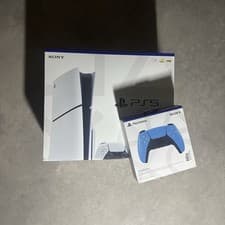 Image of Sony PlayStation PS5 Disc Edition Console White, 1TB, 2 Controllers