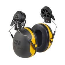 Image of 3M PELTOR X2P3 HELMET ATTACHMENT EAR DEFENDERS ORANGE