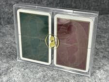 Image of Bridge Cards 2 Sealed Decks with Clear Case New and Sealed Cards