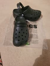 Image of Crocs CLASSIC PLATFORM Comfortable Casual Lightweight Slip On Ladies Clogs Black