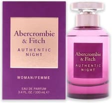 Image of Abercrombie & Fitch Authentic Night Eau De Parfum 100ml Spray For Women