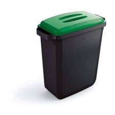 Image of Durable DURABIN ECO 80% Recycled Plastic Waste Recycling Bin 60 Litre Rectangula
