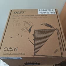 Image of Msi Cubi NUC Mini PC - Intel N200 -8gb Ram - 1 TB SSD + power Supply +Windows 11
