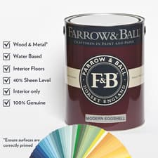 Image of 5 Litre - Farrow and Ball Paint - Modern Eggshell - Current Colours