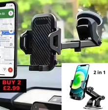 Image of Car Van Phone Holder Cradle Extendable Mount For iPhone Samsung etc Windscreen