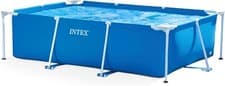 Image of "Intex 28272 Metal Frame Rectangular Outdoor Swimming Pool, Filter Pump Not Incl