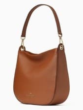 Image of Kate Spade Lexy Shoulder Bag Brown Leather Large Hobo K4659 NWT $399 Retail FS