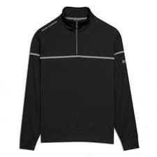 Image of Oscar Jacobson Bill Course Sweater - Black-M