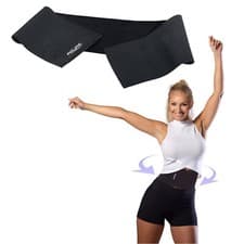 Image of Azure Toning Belt Waist Ab Abdominal Toner Core Fat Loss Lower Back Support