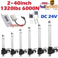 Image of Linear Actuator 6000N 1320lbs 24V DC Electric Motor Auto Window Lift Sofa Bed