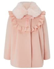 Image of Baby Frill And Bow Coat