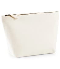 Image of Brushed Cotton Canvas Zip Up Accessory Bag by Westford Mill