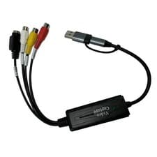 Image of USB 2.0 Type C AV S Video Capture Card Adapter AV Video Composite to USB2134