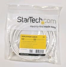 Image of New StarTech.com 3m White Mini DisplayPort Cable (M/M) Male to Male 4K 60Hz 3m