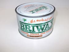Image of 1 x 400g MEDIUM BROWN Briwax furniture wax polish for wood