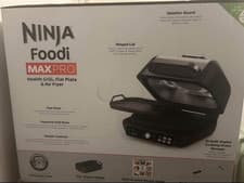 Image of Ninja Foodi MAX Pro Health Grill Flat Plate Air Fryer AG651UK 2460W