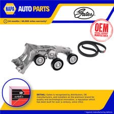 Image of Drive Belt Kit fits MERCEDES B170 W245 2.0 08 to 11 M266.960 Set Gates Quality