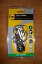 Image of Genuine replacement Yale X5 Rim Cylinder barrel in Pol/Chrome or Pol/Brass.