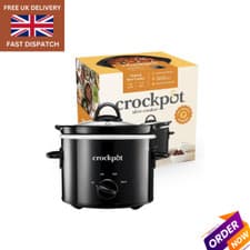 Image of Crock-Pot Slow Cooker Removable Easy-Clean Ceramic Bowl 1.8 L Small Slow Cooker