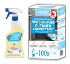Image of Washroom Cleaner & Disinfectant Super Concentrated Kit Bathroom Spray Bottle 1L