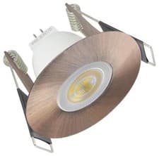 Image of Mini Fire Rated Downlight, IP65, Copper - ILDLFR45D043