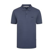 Image of Hugo Boss Pallas Blue Regular Fit Polo Shirt Size Small