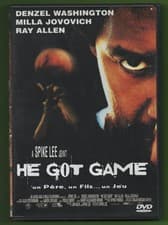 Image of DVD - HE GOT GAME With Denzel Washington, Milla Jovovich And Ray Allen