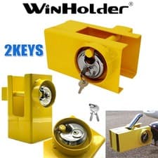 Image of Anti-Theft Tow Ball Universal Trailer Coupling Hitch Lock Security Lock Keys