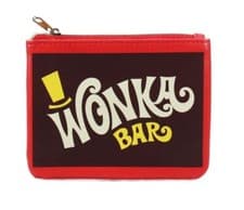 Image of OFFICIAL WILLY WONKA & THE CHOCOLATE FACTORY WONKA ZIP COIN PURSE WALLET HMB