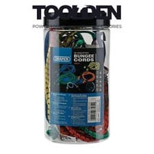 Image of Draper 63574 Assorted Bungee Cords (Pack of 20)