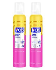 Image of 2 x VO5 MEGA HOLD Styling Mousse 200ml 5 For All Hair Types, Floral Fruity Scent