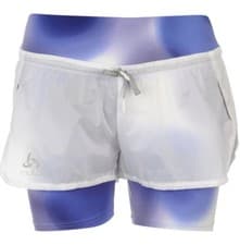 Image of Odlo Gemini Women's Running Shorts Purple White all Sizes New with Tag