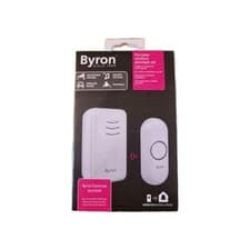 Image of Byron Wireless Doorbell Set, Plug-In Chime, 150m Range, 16 Melodies DBY.New.