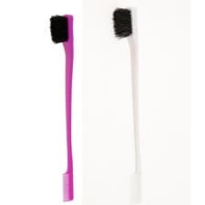 Image of 2pcs Double Sided Edge Control Hair Brush Comb Hair Styling