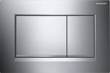 Image of Geberit 115.883.KH.1 Sigma 30 Dual Flush Plate Matt/Bright Chrome